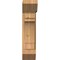 Ekena Millwork Merced Slat Smooth Bracket w/ Offset Brace, Western Red Cedar, 7 1/2"W x 20"D x 32"H BKT0806X20X32MRC06SWR - alternate 3